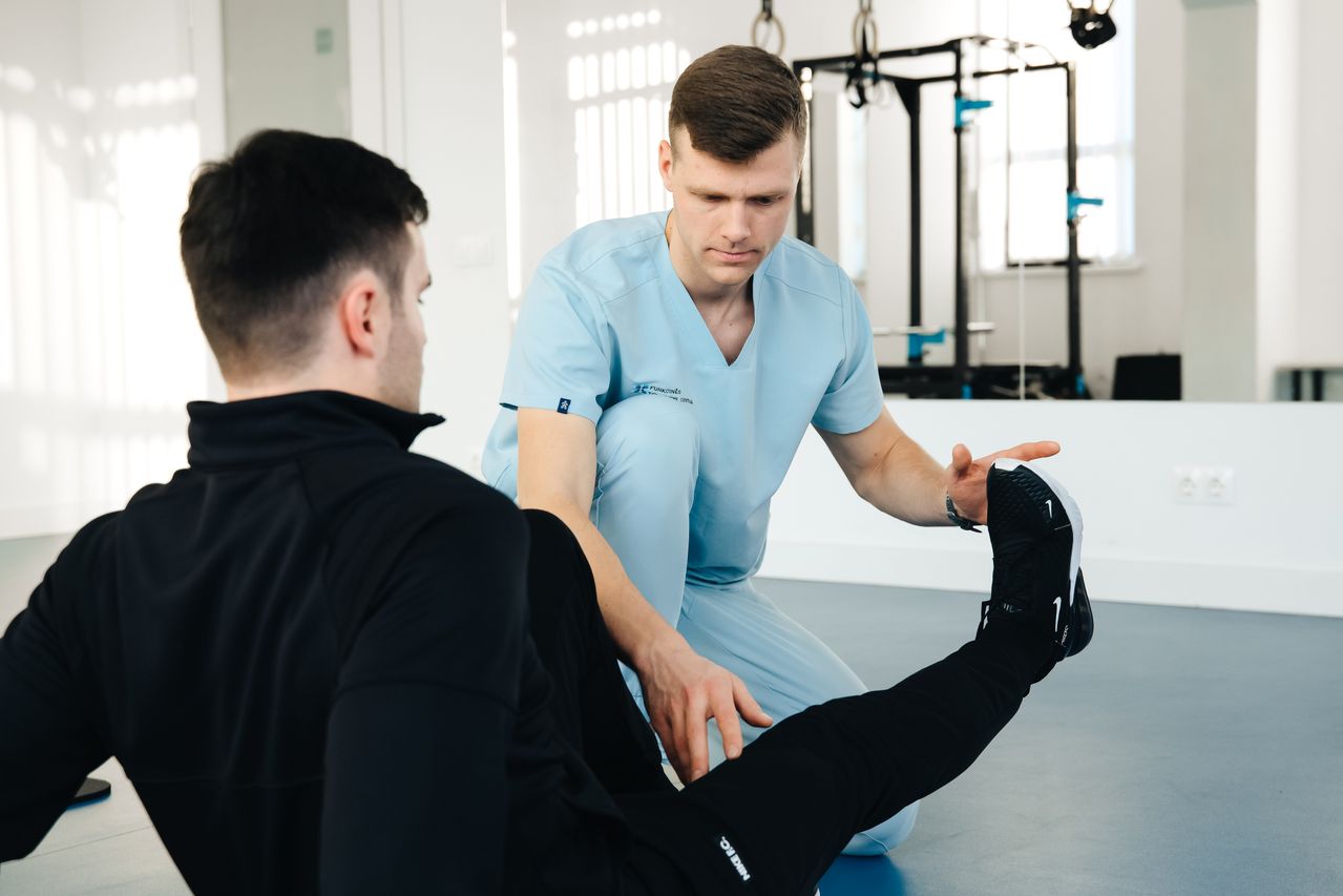 Physiotherapy session